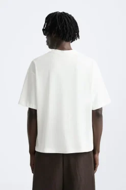 Fashion CAMISETA CINTA BORDADA Hombre Camisetas