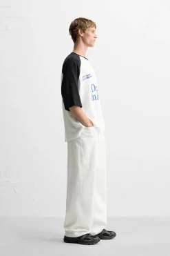 Clearance CAMISETA COLOR BLOCK TEXTOS Hombre Camisetas