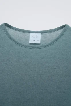 Niños ZARA 6 - 14 Años·Camisetas|6 - 14 Años·Total Look<CAMISETA CON LANA