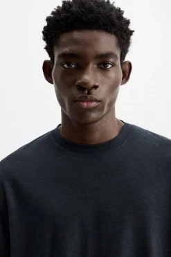 Outlet CAMISETA CON LINO Hombre Camisetas