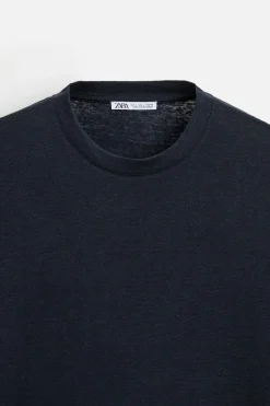 Outlet CAMISETA CON LINO Hombre Camisetas