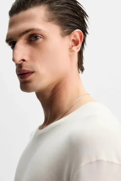 Online CAMISETA CREPÉ MANGA LARGA Hombre Camisetas