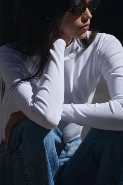 New CAMISETA CUELLO ALTO Mujer Camisetas