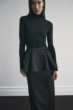 New CAMISETA CUELLO ALTO Mujer Camisetas