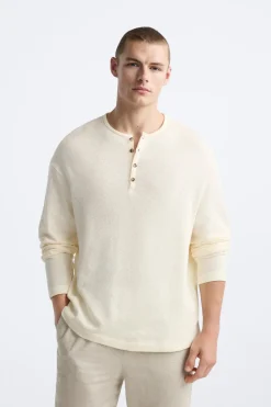 Sale CAMISETA CUELLO BOTONES Hombre Camisetas