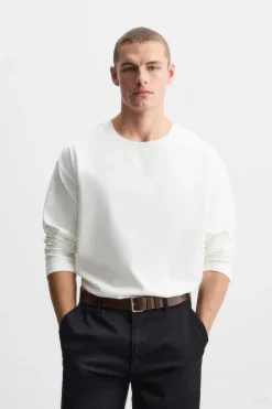 Outlet CAMISETA CUELLO COMBINADO Hombre Camisetas