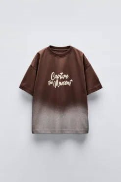 Niños ZARA 6 - 14 Años·Camisetas<CAMISETA DEEP DIE TEXTO