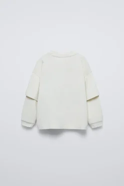 Niños ZARA 1½ - 6 Años·Camisetas|6 - 18 Meses·Camisetas<CAMISETA DOBLE MANGA ETIQUETA