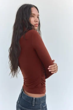 New CAMISETA DRAPEADA Mujer Tops / Bodies