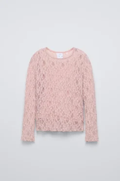 Niños ZARA 6 - 14 Años·Camisetas<CAMISETA ENCAJE