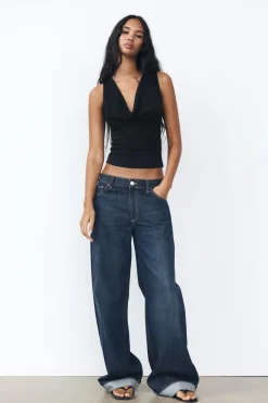 Outlet CAMISETA ESCOTE DRAPEADO Mujer Tops / Bodies