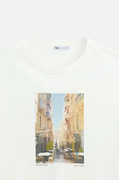 Outlet CAMISETA ESTAMPACIÓN FOTOGRÁFICA Hombre Camisetas