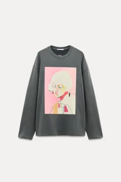 Sale CAMISETA ESTAMPACIÓN ÁNGEL HERNÁNDEZ Mujer Camisetas