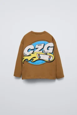 Niños ZARA 1½ - 6 Años·Camisetas|6 - 18 Meses·Camisetas<CAMISETA ESTAMPADA