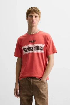 Online CAMISETA ESTAMPADA CROPPED FIT Hombre Camisetas
