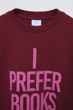 Niños ZARA 6 - 14 Años·Camisetas<CAMISETA ESTAMPADA TEXTO