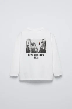 Niños ZARA 6 - 14 Años·Camisetas<CAMISETA ESTAMPADA TEXTO