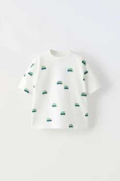 Niños ZARA 1½ - 6 Años·Camisetas|6 - 18 Meses·Camisetas<CAMISETA ESTAMPADO