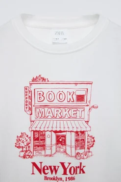 Niños ZARA 6 - 14 Años·Camisetas<CAMISETA ESTAMPADO