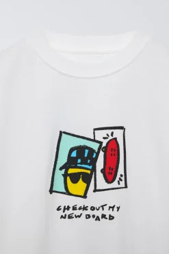 Niños ZARA 6 - 14 Años·Camisetas<CAMISETA ESTAMPADO