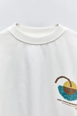 Niños ZARA 6 - 14 Años·Camisetas<CAMISETA ESTAMPADO