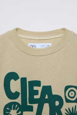 Niños ZARA 6 - 14 Años·Camisetas<CAMISETA ESTAMPADO