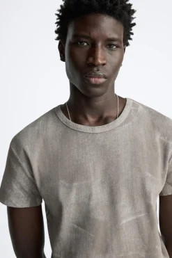 New CAMISETA ESTAMPADO ABSTRACTO Hombre Camisetas