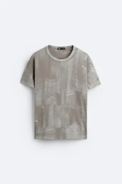 New CAMISETA ESTAMPADO ABSTRACTO Hombre Camisetas