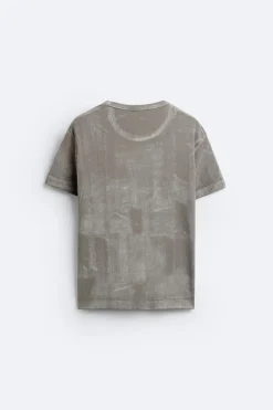 New CAMISETA ESTAMPADO ABSTRACTO Hombre Camisetas