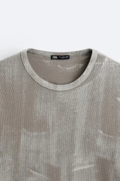 New CAMISETA ESTAMPADO ABSTRACTO Hombre Camisetas