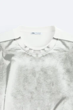 Clearance CAMISETA ESTAMPADO ABSTRACTO Hombre Camisetas