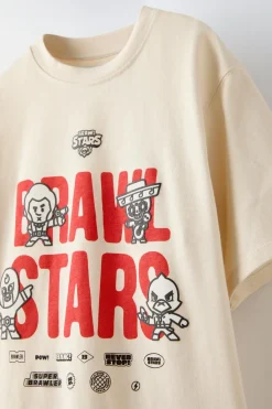 Niños ZARA 6 - 14 Años·Camisetas|6 - 14 Años·Camisetas<CAMISETA ESTAMPADO BRAWL STARS © SUPERCELL OY