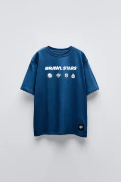 Niños ZARA 6 - 14 Años·Camisetas<CAMISETA ESTAMPADO BRAWL STARS © SUPERCELL OY