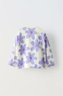 Niños ZARA 1½ - 6 Años·Camisetas|6 - 18 Meses·Camisetas<CAMISETA ESTAMPADO BRILLO