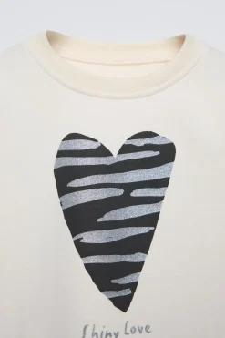 Niños ZARA 1½ - 6 Años·Camisetas<CAMISETA ESTAMPADO BRILLO
