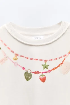 Niños ZARA 6 - 14 Años·Camisetas<CAMISETA ESTAMPADO COLLAR