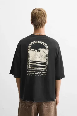 Online CAMISETA ESTAMPADO COMBINADO Hombre Camisetas