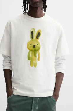 Online CAMISETA ESTAMPADO COMBINADO Hombre Camisetas