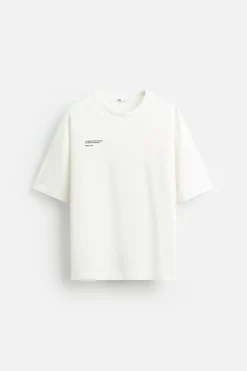 New CAMISETA ESTAMPADO COMBINADO Hombre Camisetas