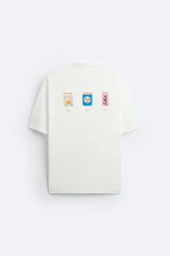 Sale CAMISETA ESTAMPADO CONTRASTE Hombre Camisetas