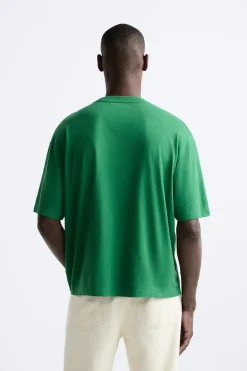 New CAMISETA ESTAMPADO CONTRASTE Hombre Camisetas