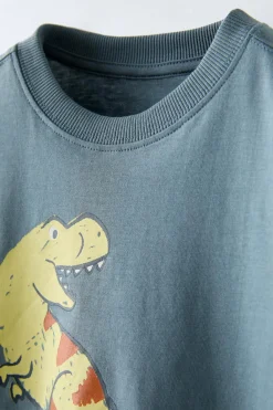 Niños ZARA 1½ - 6 Años·Camisetas|1½ - 6 Años·Camisetas<CAMISETA ESTAMPADO DINOSAURIO