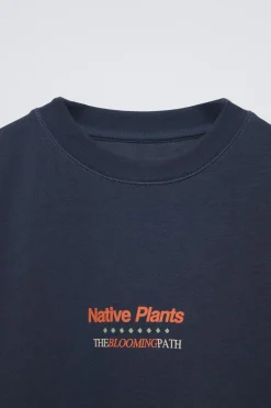 Niños ZARA 6 - 14 Años·Camisetas<CAMISETA ESTAMPADO FLOR