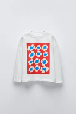 Niños ZARA 1½ - 6 Años·Camisetas|1½ - 6 Años·Camisetas<CAMISETA ESTAMPADO FLORES