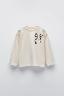 Niños ZARA 1½ - 6 Años·Camisetas|6 - 18 Meses·Camisetas<CAMISETA ESTAMPADO FOIL