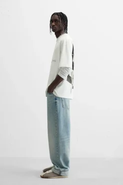 Hot CAMISETA ESTAMPADO GEOMÉTRICO Hombre Camisetas