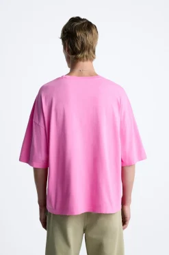 Best CAMISETA ESTAMPADO LAVADO Hombre Camisetas