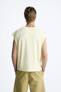 Fashion CAMISETA ESTAMPADO LAVADO Hombre Camisetas