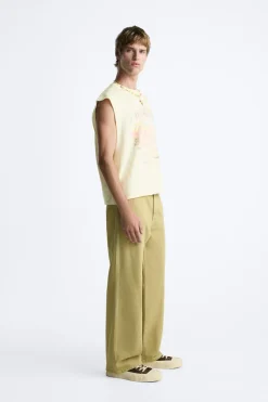 Fashion CAMISETA ESTAMPADO LAVADO Hombre Camisetas