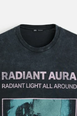 Clearance CAMISETA ESTAMPADO LAVADO Hombre Camisetas